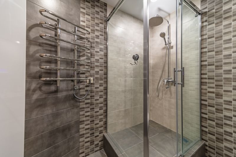 Contemporary Shower with LED Lighting